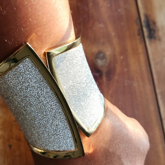 Goldtone Cuff Bracelet - Picture 7 of 11
